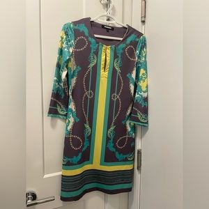 Ladies Attitude by Jay Manuel patterned dress sz6